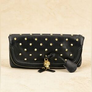 Alexander McQueen Studded Leather Clutch